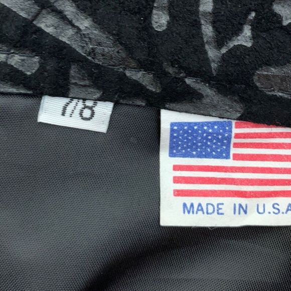 Vintage 80s 90s suede mini skirt. 1980s 1990s animal print skirt. - Picture 5 of 6